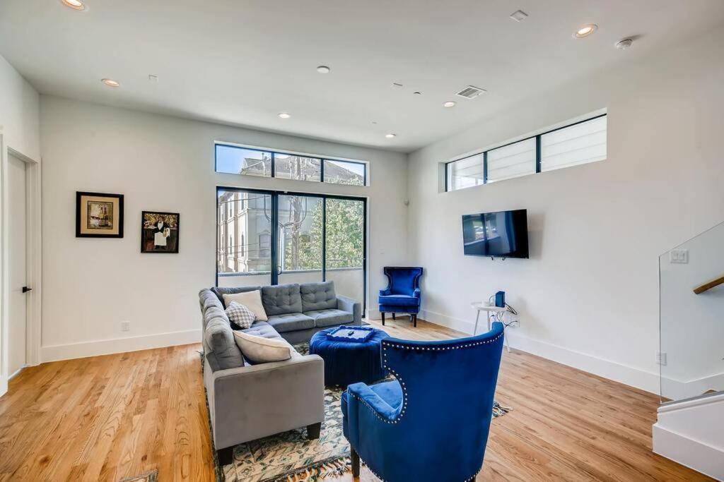 4 Story Home Mins To Downtown Houston With City Views Exterior foto