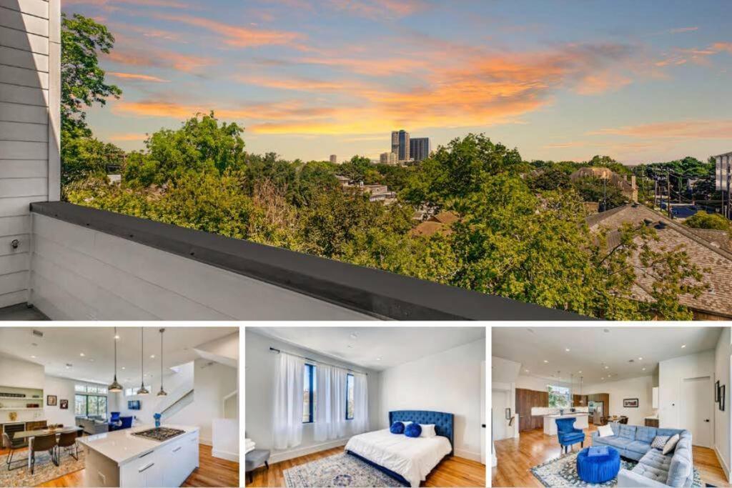 4 Story Home Mins To Downtown Houston With City Views Exterior foto